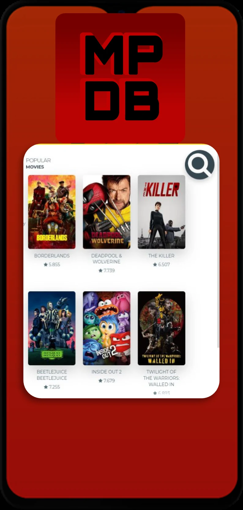 The Movies Plus Data Base screenshot