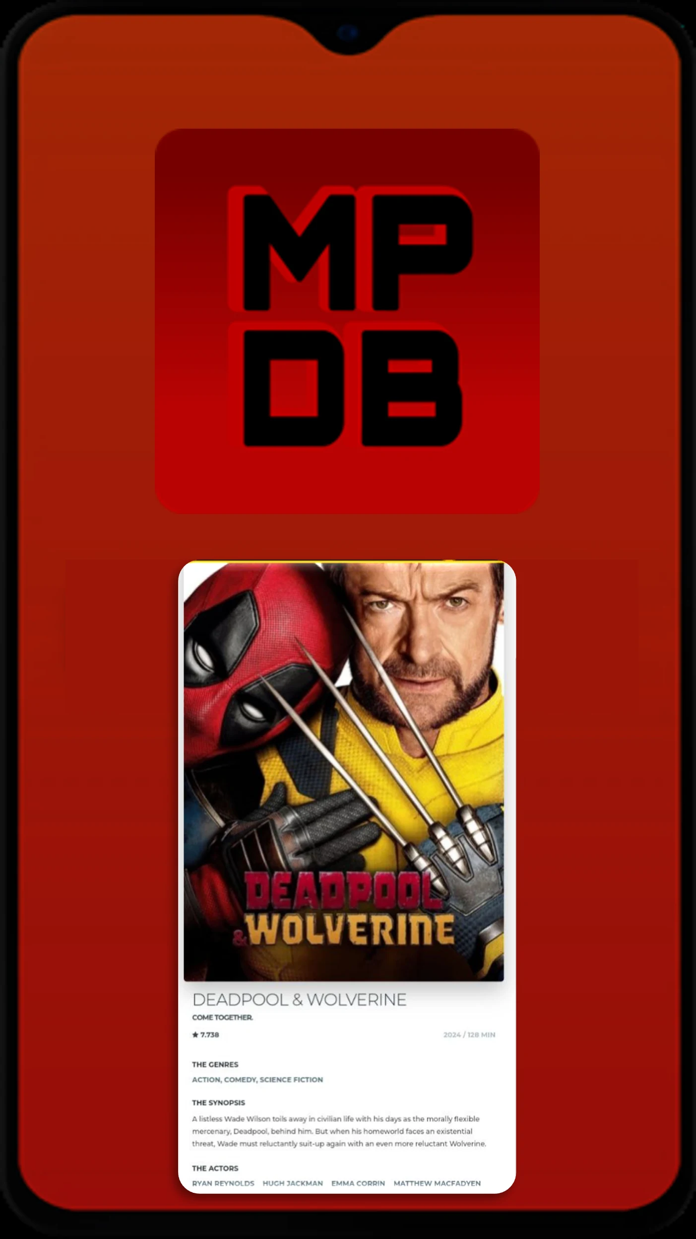 The Movies Plus Data Base screenshot