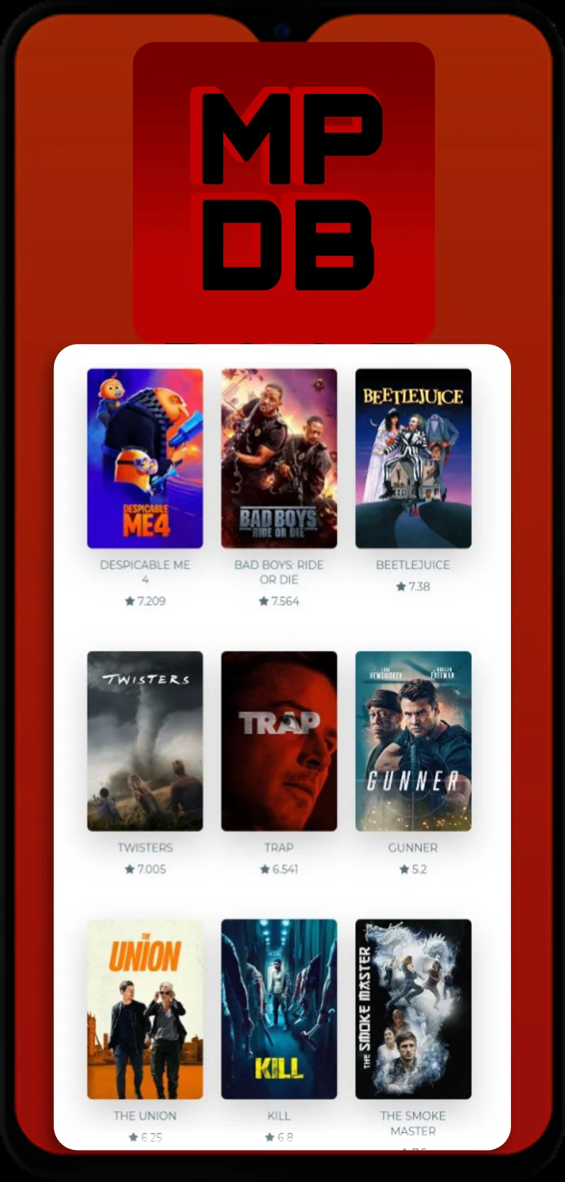 The Movies Plus Data Base screenshot